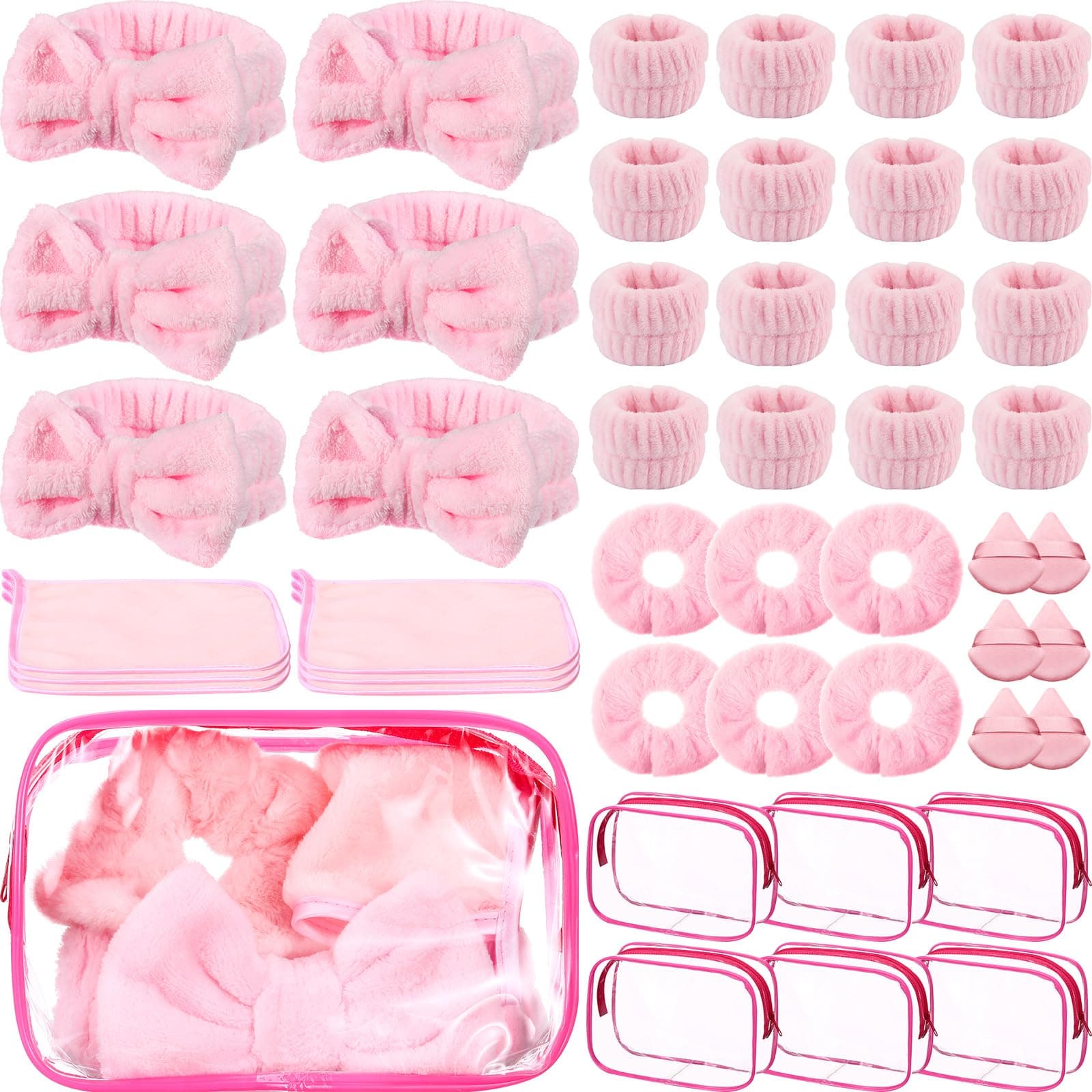 Hoteam Spa Sleepover Party Supplies for Girls: Makeup & Care Kit