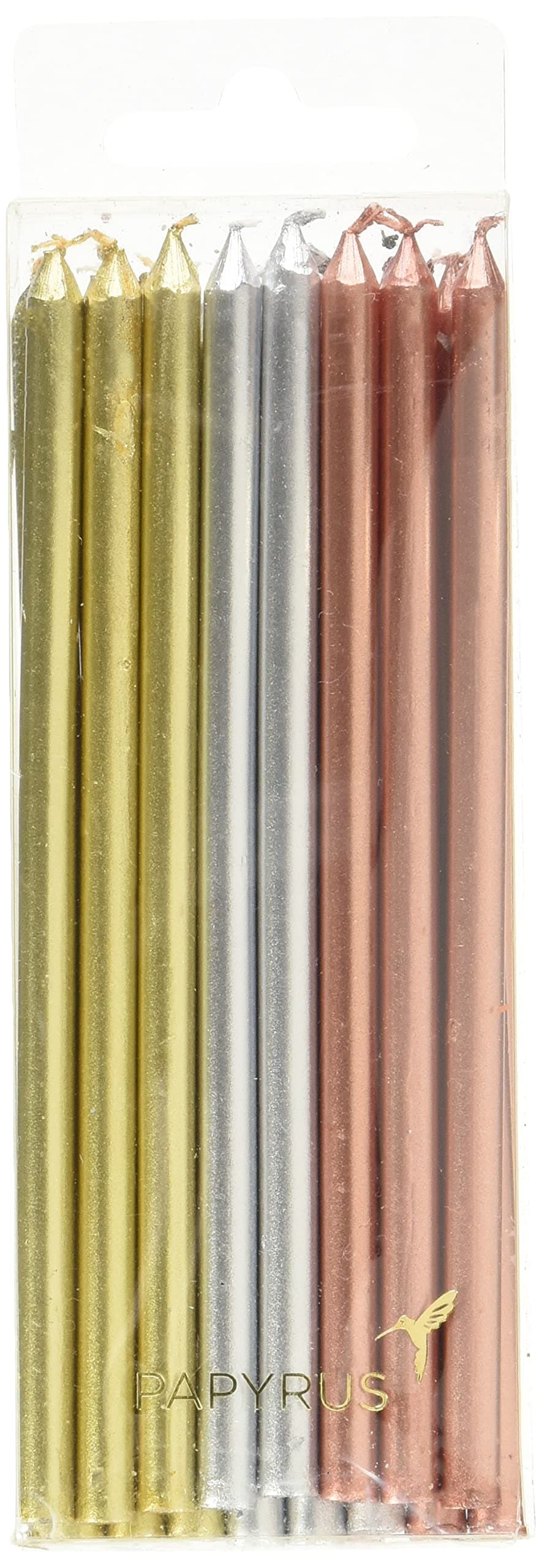 Papyrus Metallic Birthday Candles (24-Count)