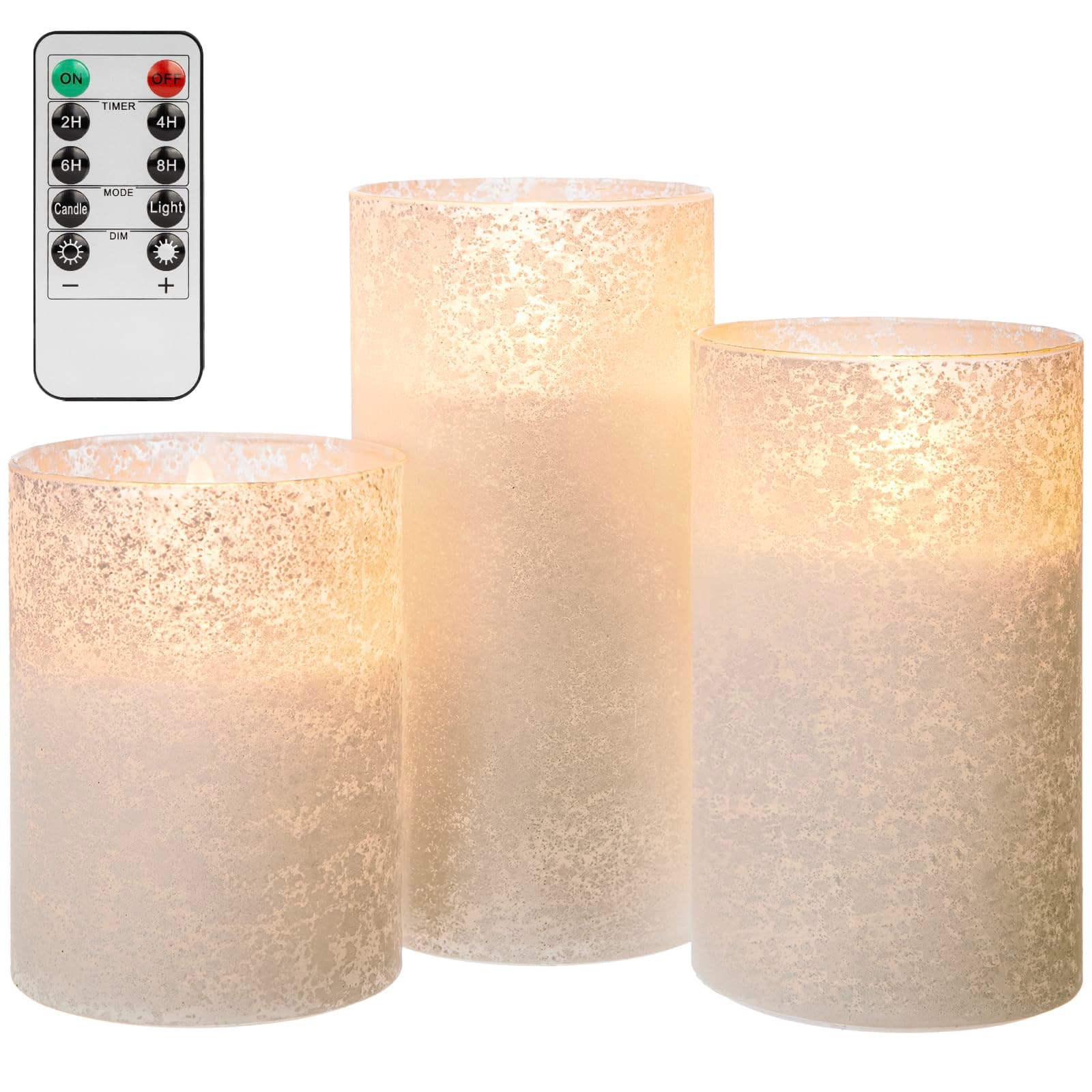 Angelloong Flickering Flameless Candles with Remote Timed Home Decor