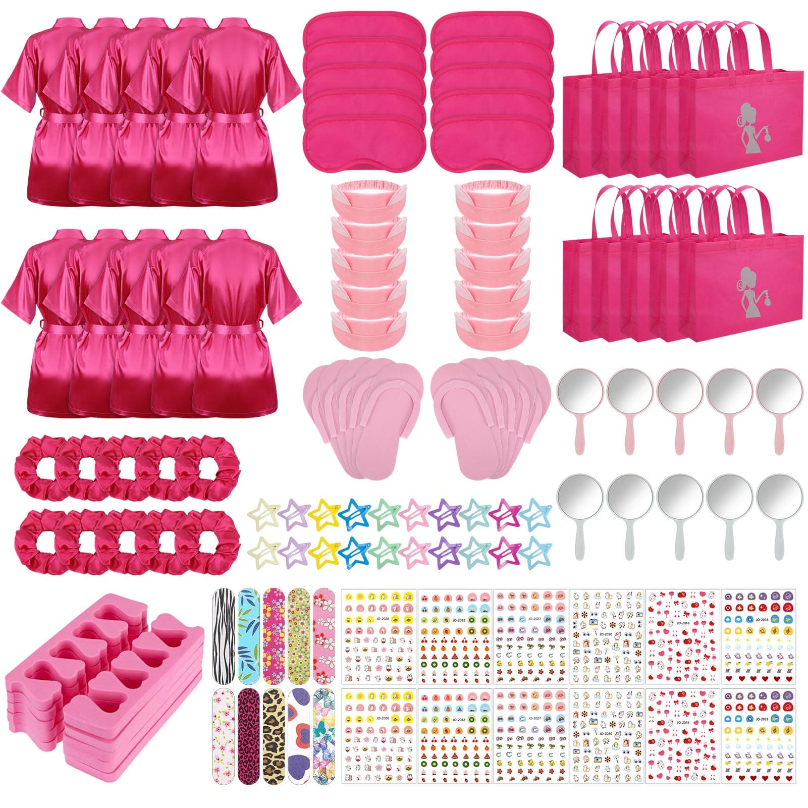 Spa Party Favors for Girls - Set of 122 Pieces