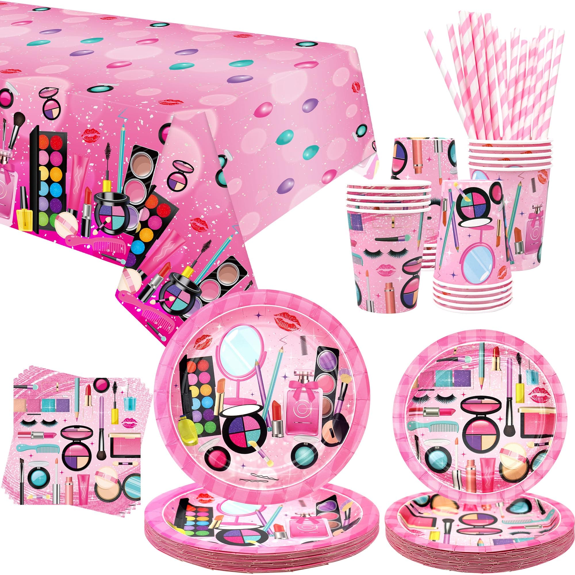 Spa Theme Party Tableware for Girls & Women - Serves 20 (20)