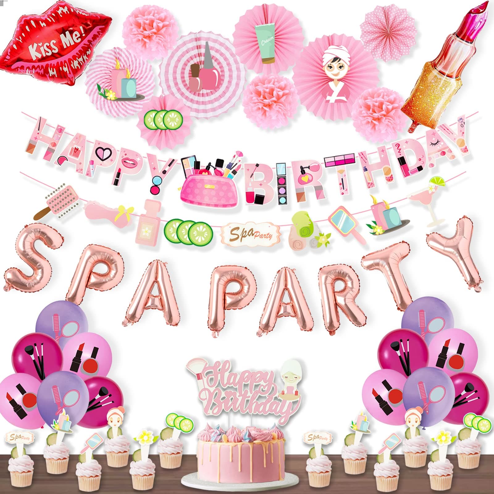 Spa Party Supplies for Girls