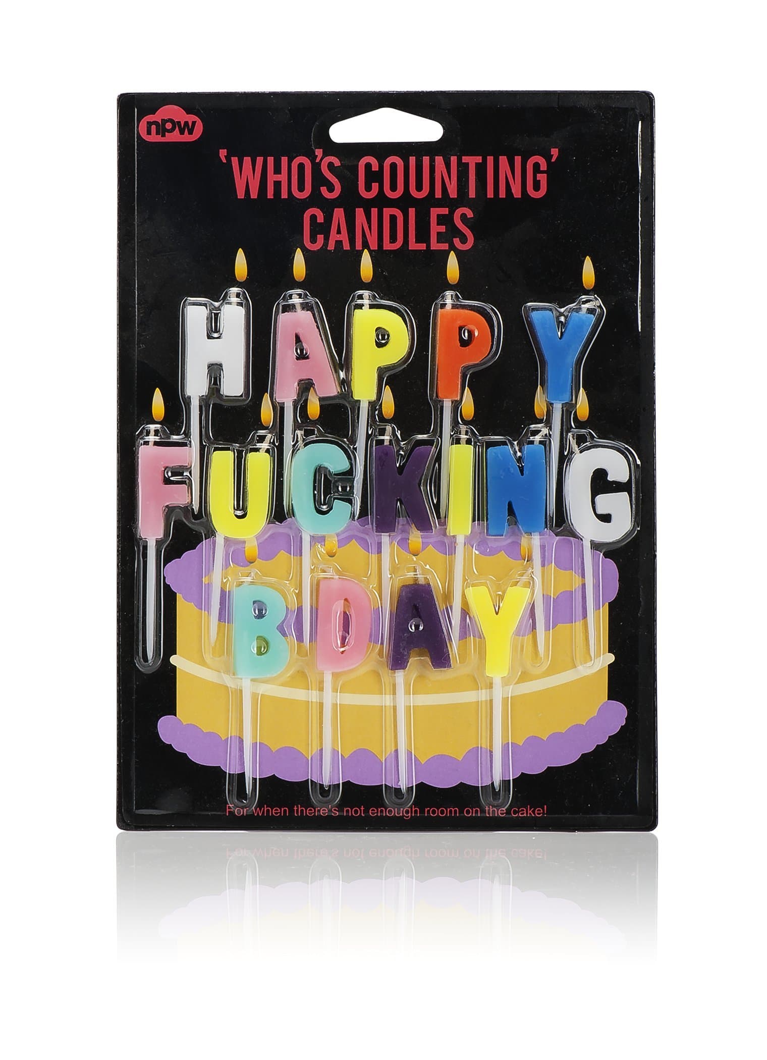 NPW Gifts W10084 Elegant Birthday Cake Candles