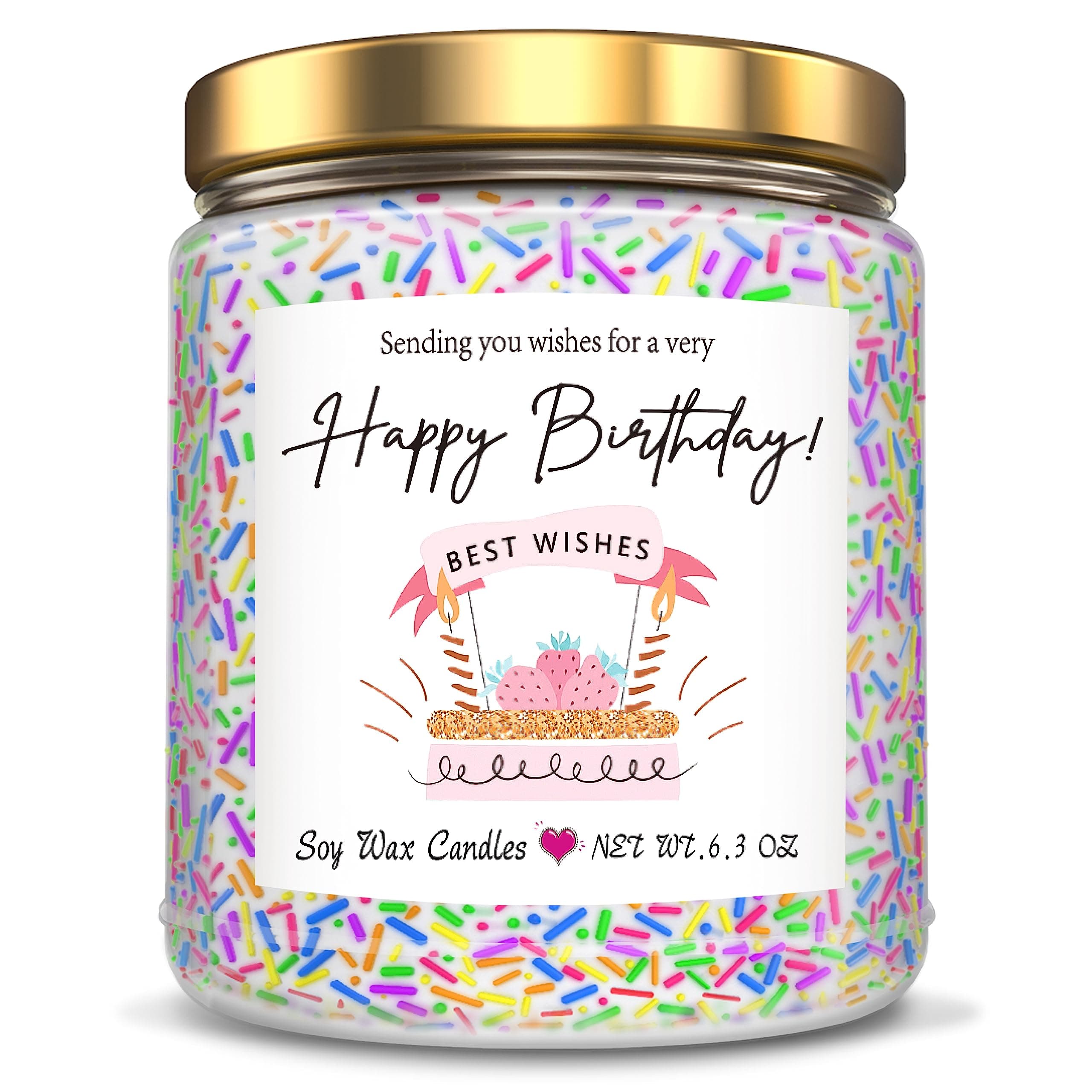 Happy Birthday Gifts for Women: Cake Candles & Best Friends