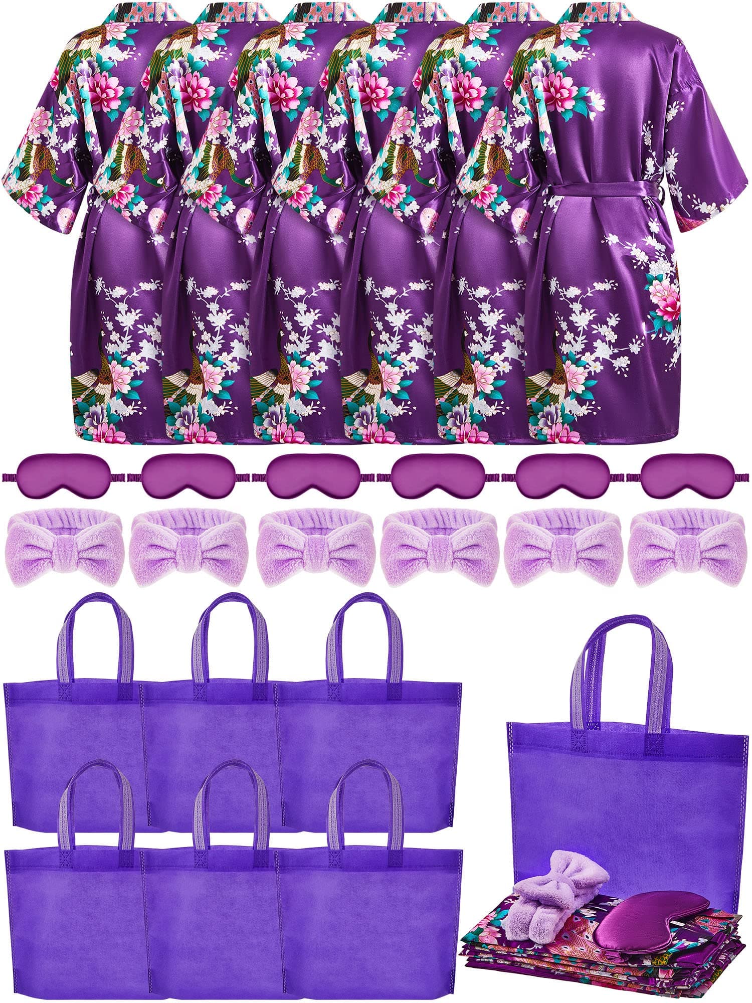 Kids Spa Party Supplies for Girls: 24-Piece Set