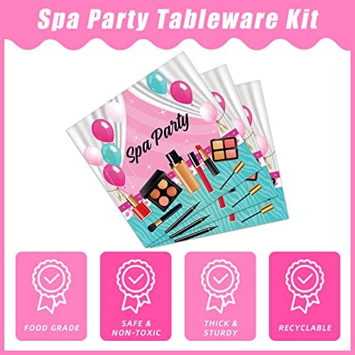 Spa Party Supplies for Girls and Kids