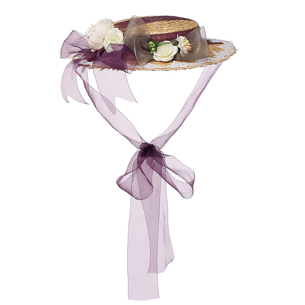 COSDREAMER Victorian Style Sun Hat for Women and Girls