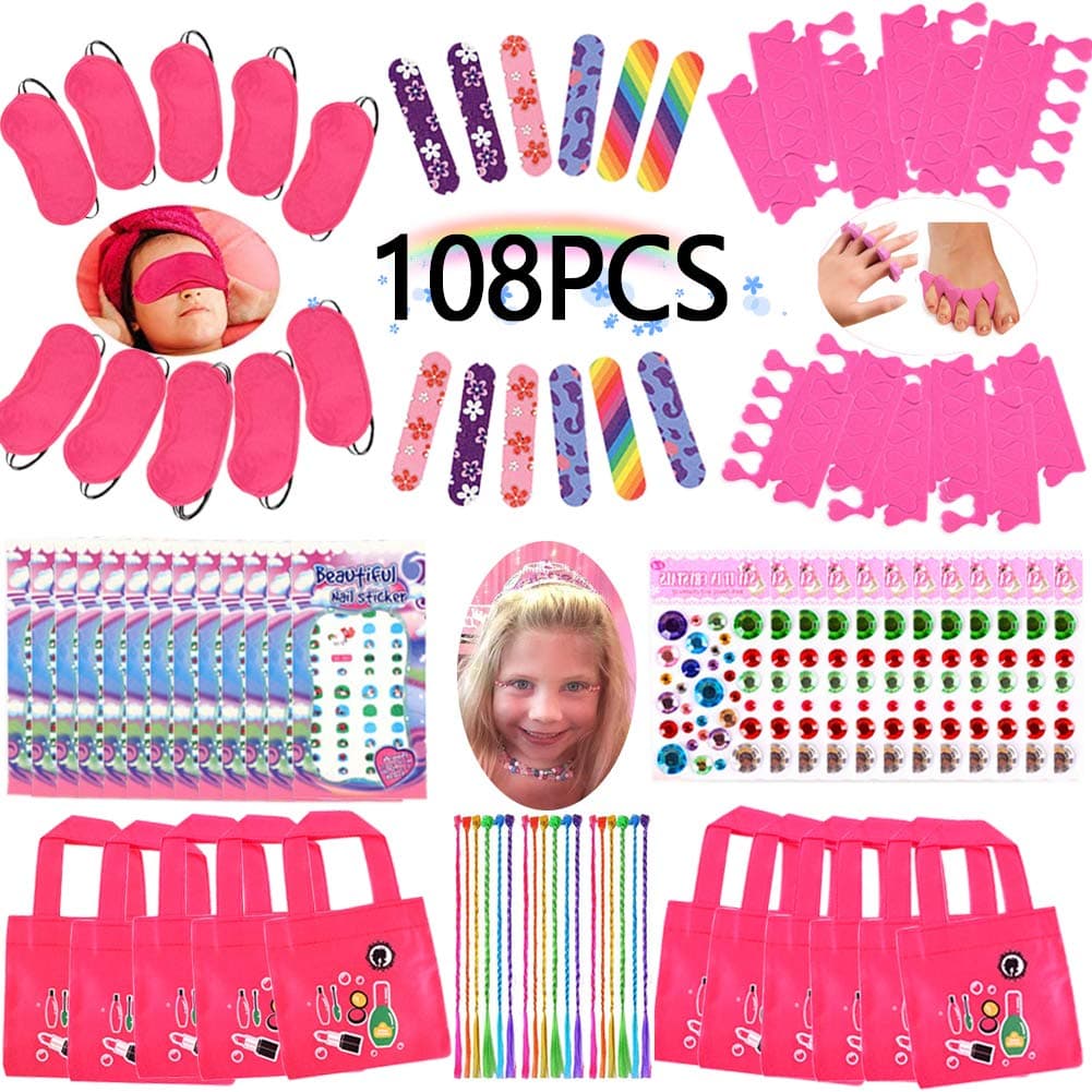 Scented Soap, Nail Decals & More for 12 Girls' Spa Party Favors