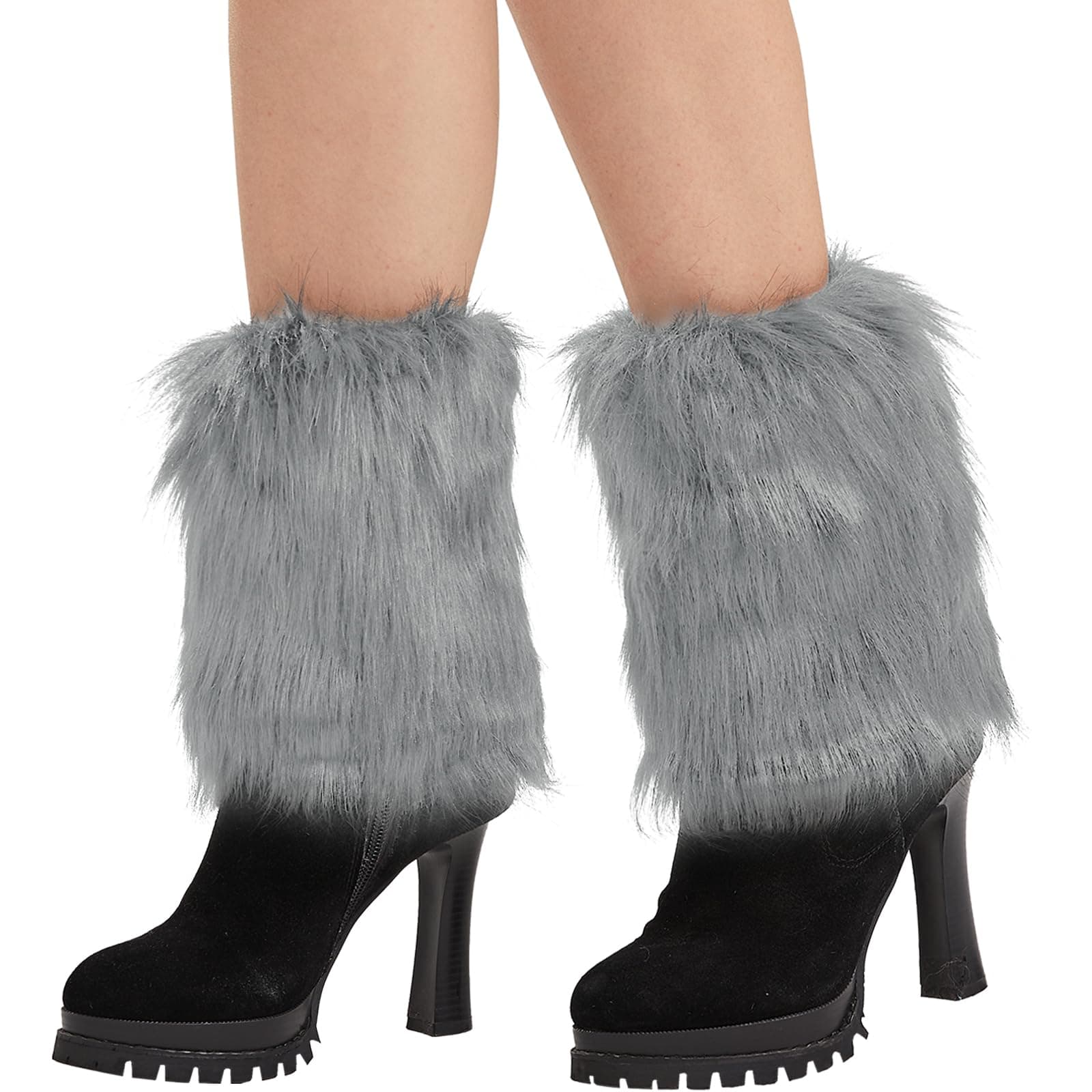 Nanxson Women's Fur Leg Warmers Cover Sleeves Winter TTW0071