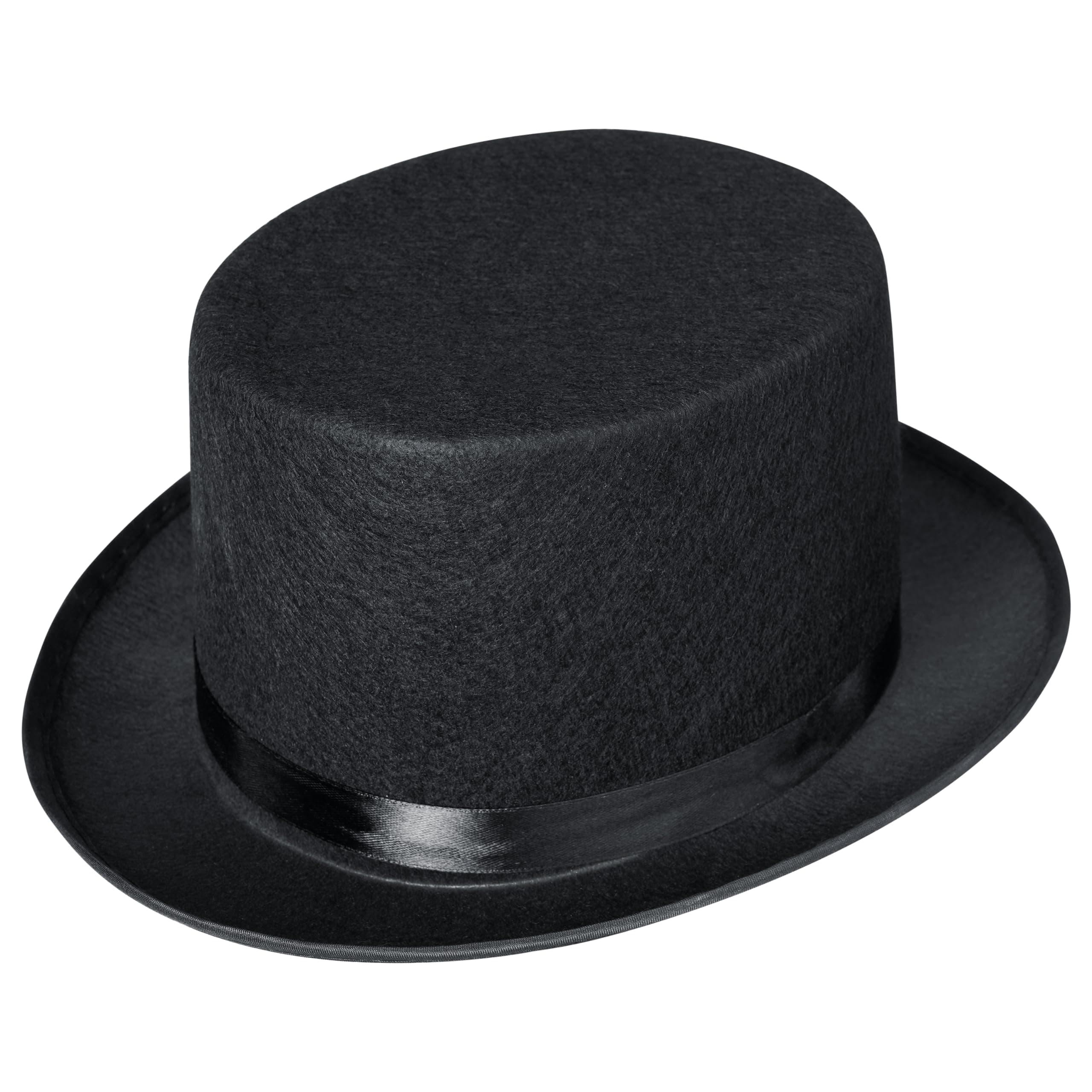 Spooktacular Creations Deluxe Black Magician Top Hat for Adults, Kids & Halloween