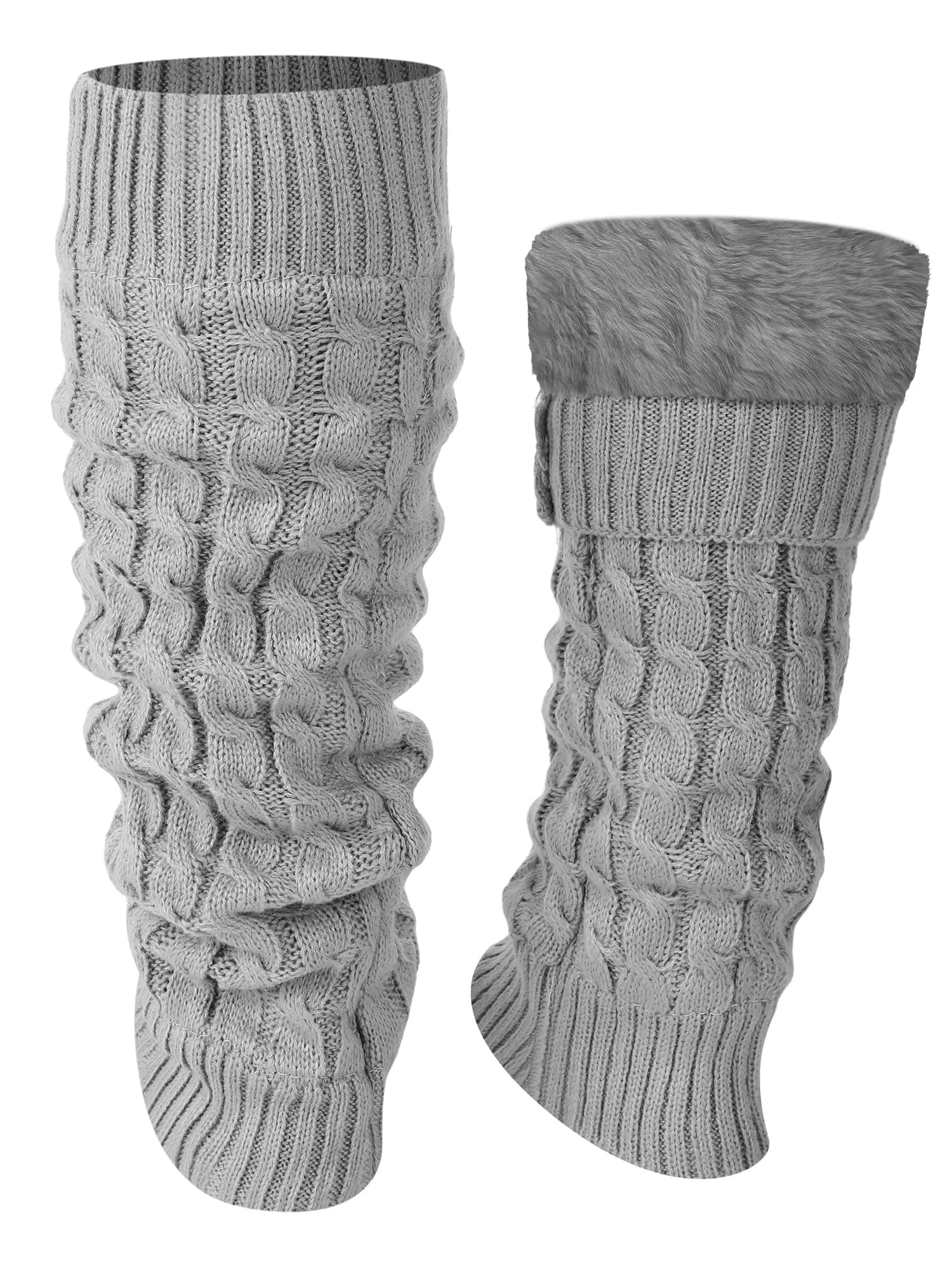 Shihanee Women's Fleece Lined Leg Warmers for Everyday Wear and Skating